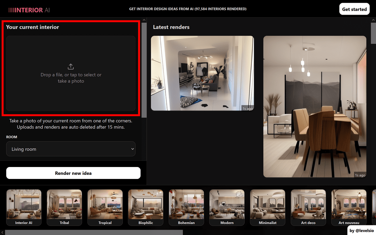 Which AI tool is best for interior design?