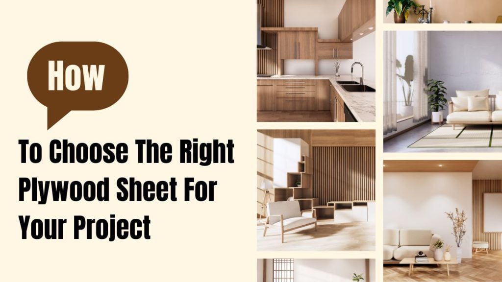 How To Choose The Right Plywood Sheet For Your Project